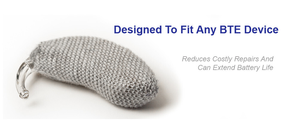 Hearing aid accessories made in the USA for dependable BTE hearing aid protection