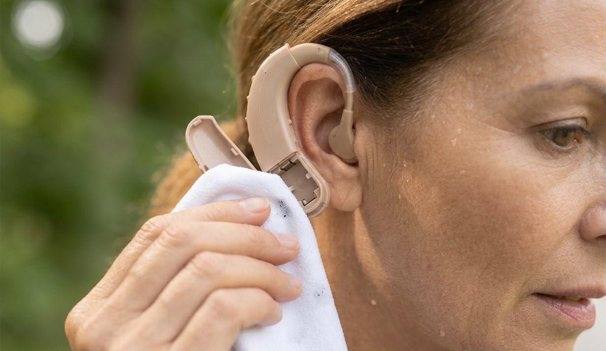 Hearing aid accessories made in the USA for dependable BTE hearing aid protection